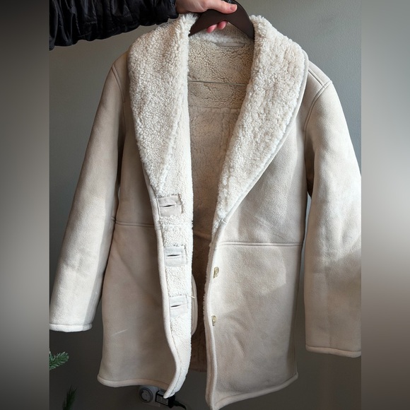 Jenni Kayne Women's Aspen Shearling Coat Size Small - Picture 10 of 12